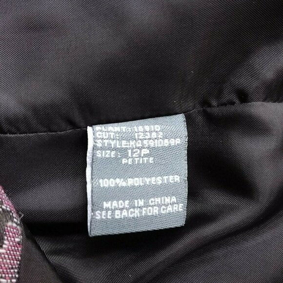 Koret Petite Women's Vintage Tapestry Print Blazer - Picture 6 of 7